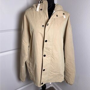 Men's or Women’s Classic Tan Raincoat with Hood